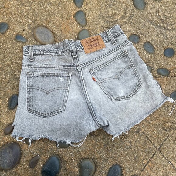Levi's 517 Orange Tab Grey Distressed - Picture 4 of 5